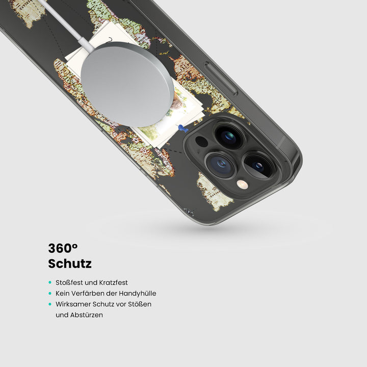 Handyhülle mit Wunschfoto Weltkarte - 1instaphone