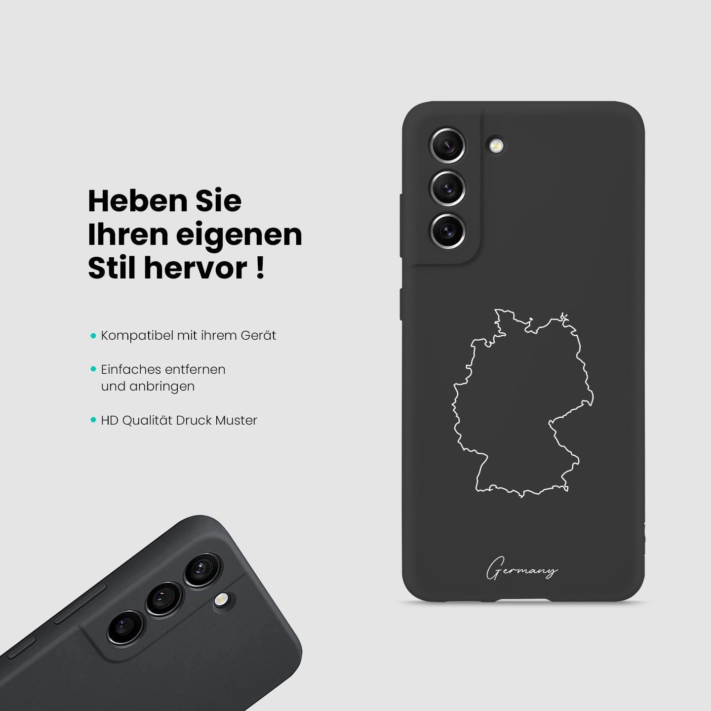Handyhüllen mit Landkarte - Deutschland - 1instaphone