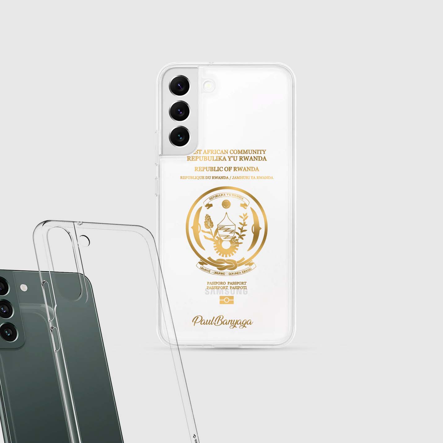 Handyhüllen mit Reisepass - Ruanda - 1instaphone