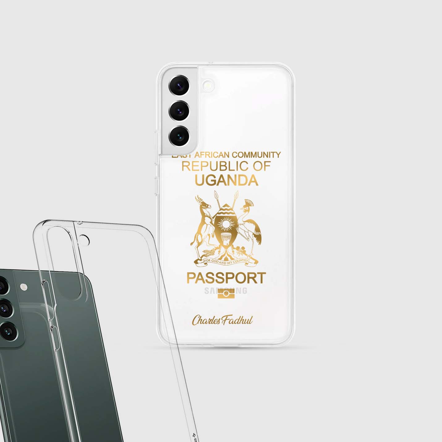 Handyhüllen mit Reisepass - Uganda - 1instaphone
