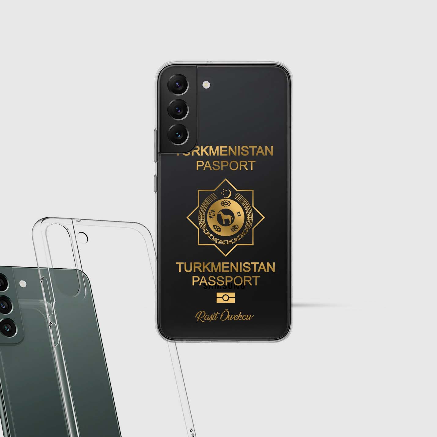 Handyhüllen mit Reisepass - Turkmenistan - 1instaphone
