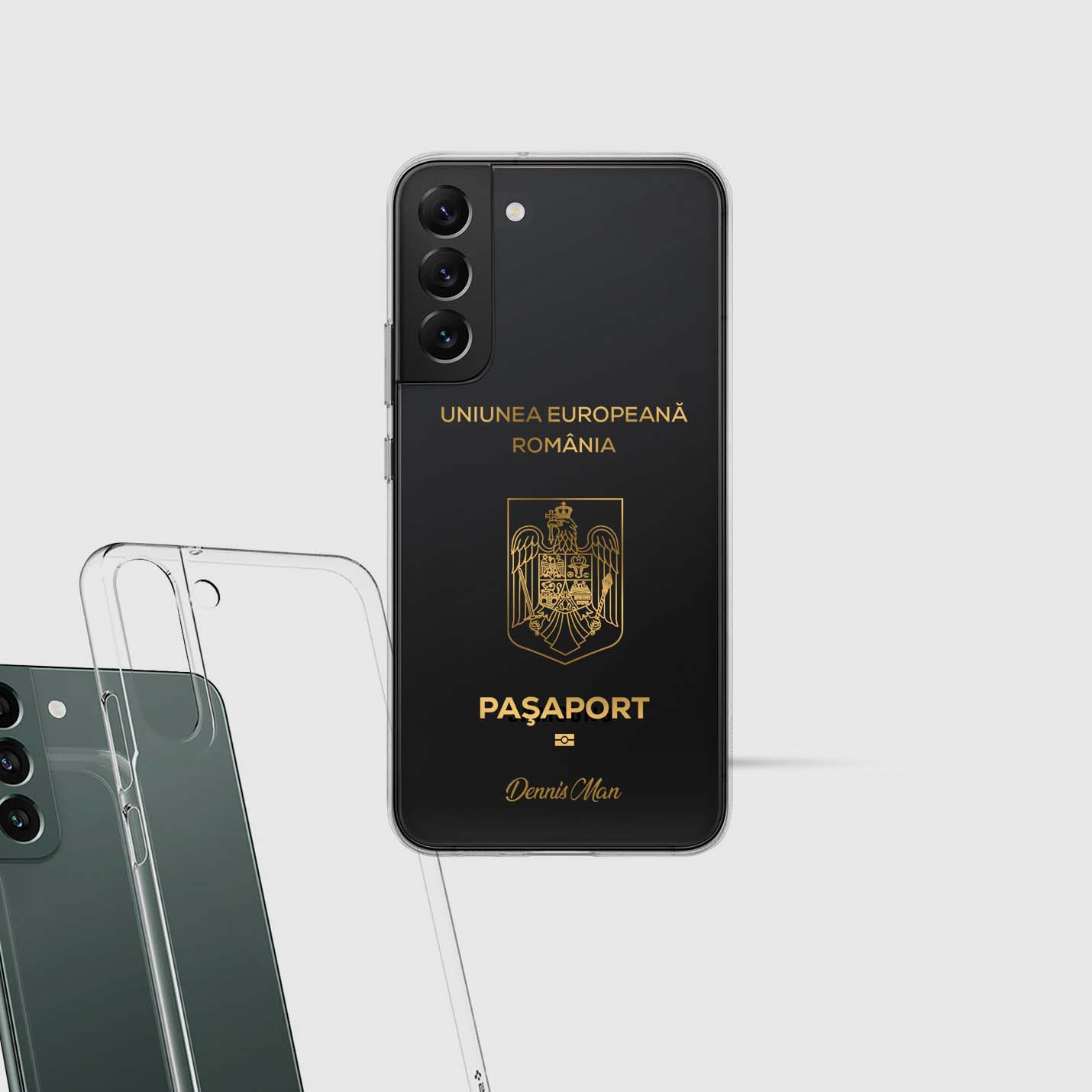 Handyhüllen mit Reisepass - Rumänien - 1instaphone