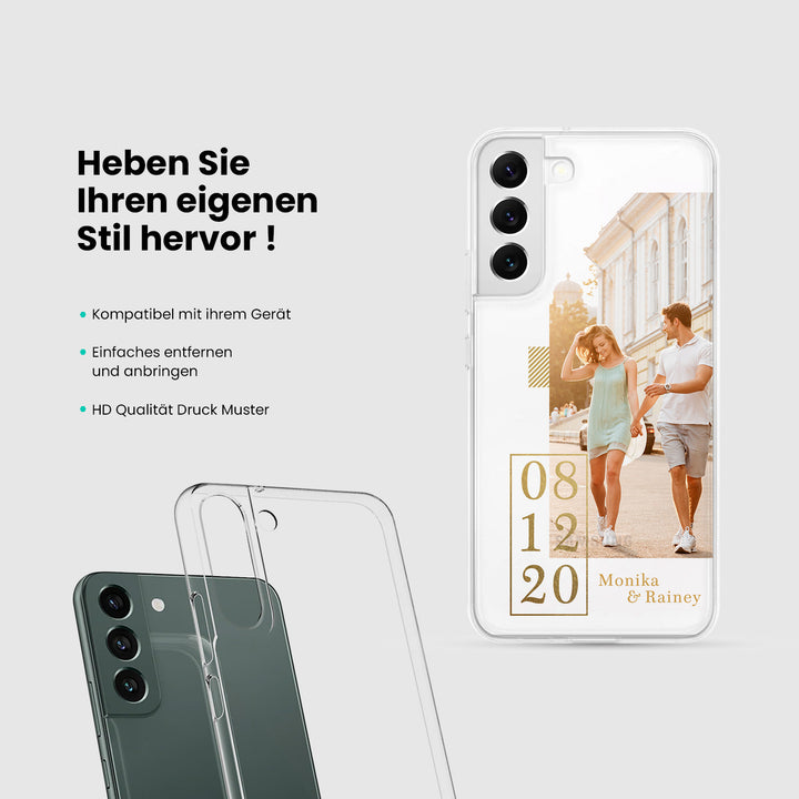 Handyhüllen mit Wunschfoto und Datum - 1instaphone