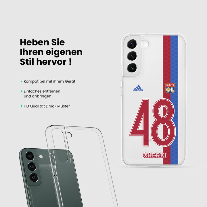 Personalisierte Olympique Lyon Handyhülle - 1instaphone