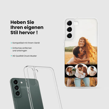 Handyhüllen mit Wunschfoto und Text Collection