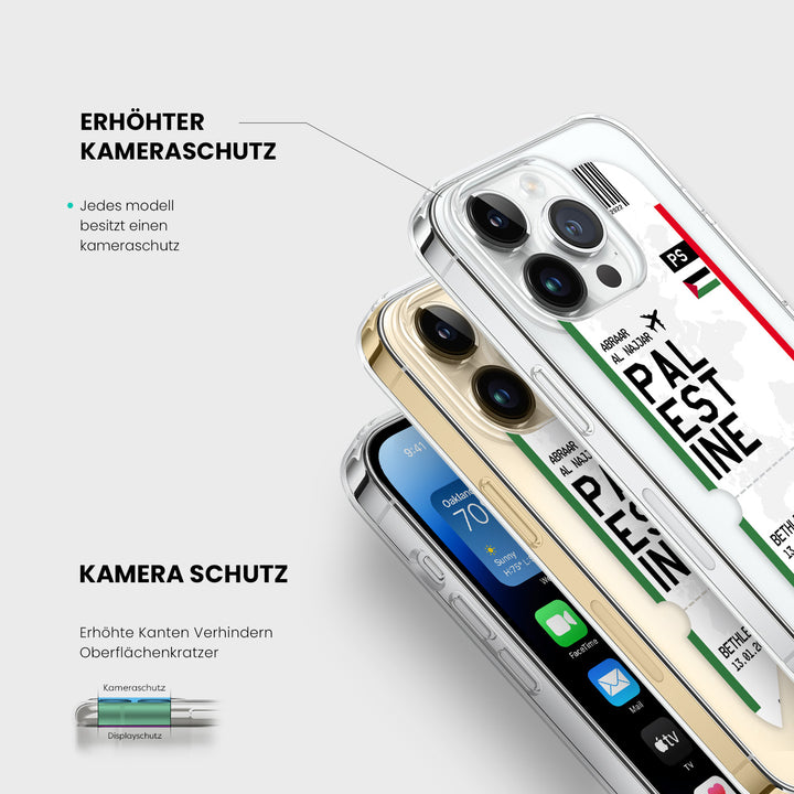 Handyhülle im Ticket Design - Palästina - 1instaphone