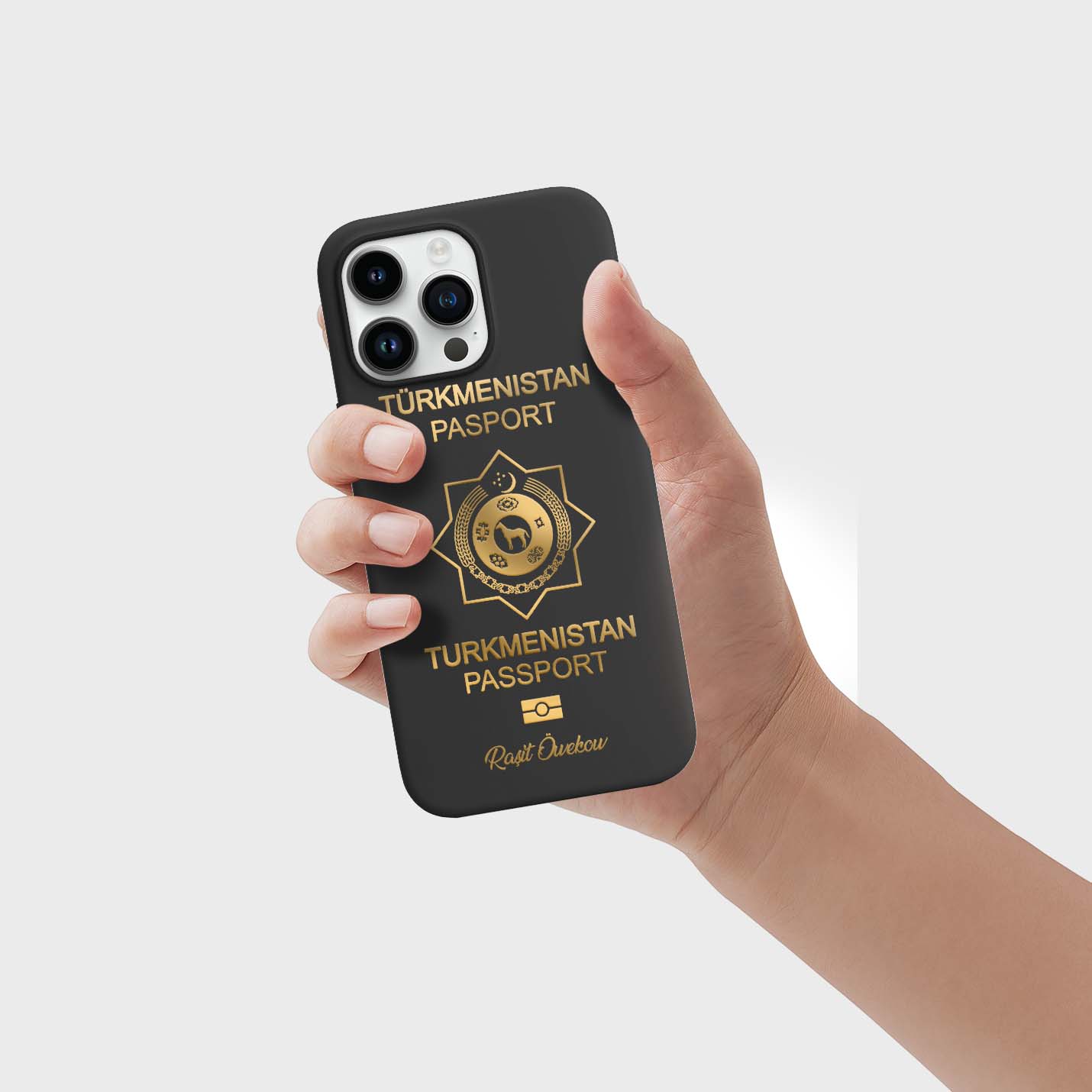Handyhüllen mit Reisepass - Turkmenistan - 1instaphone