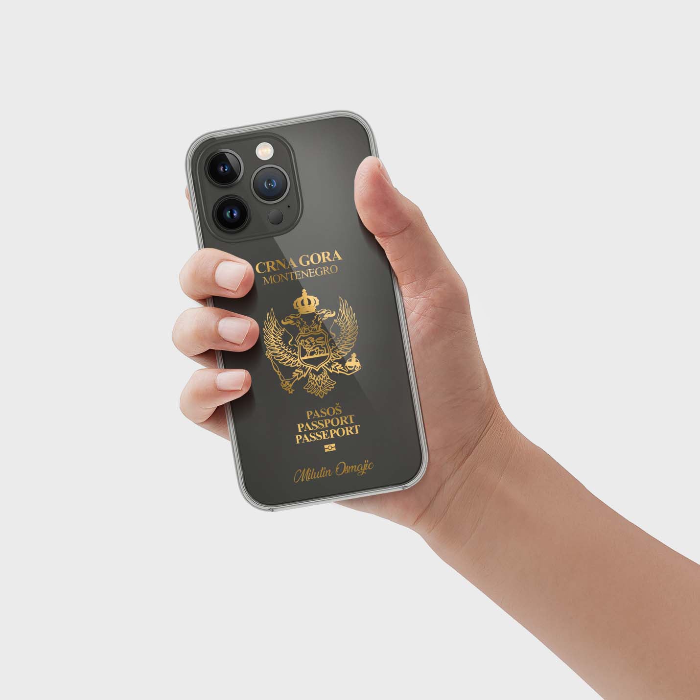 Handyhüllen mit Reisepass - Montenegro - 1instaphone