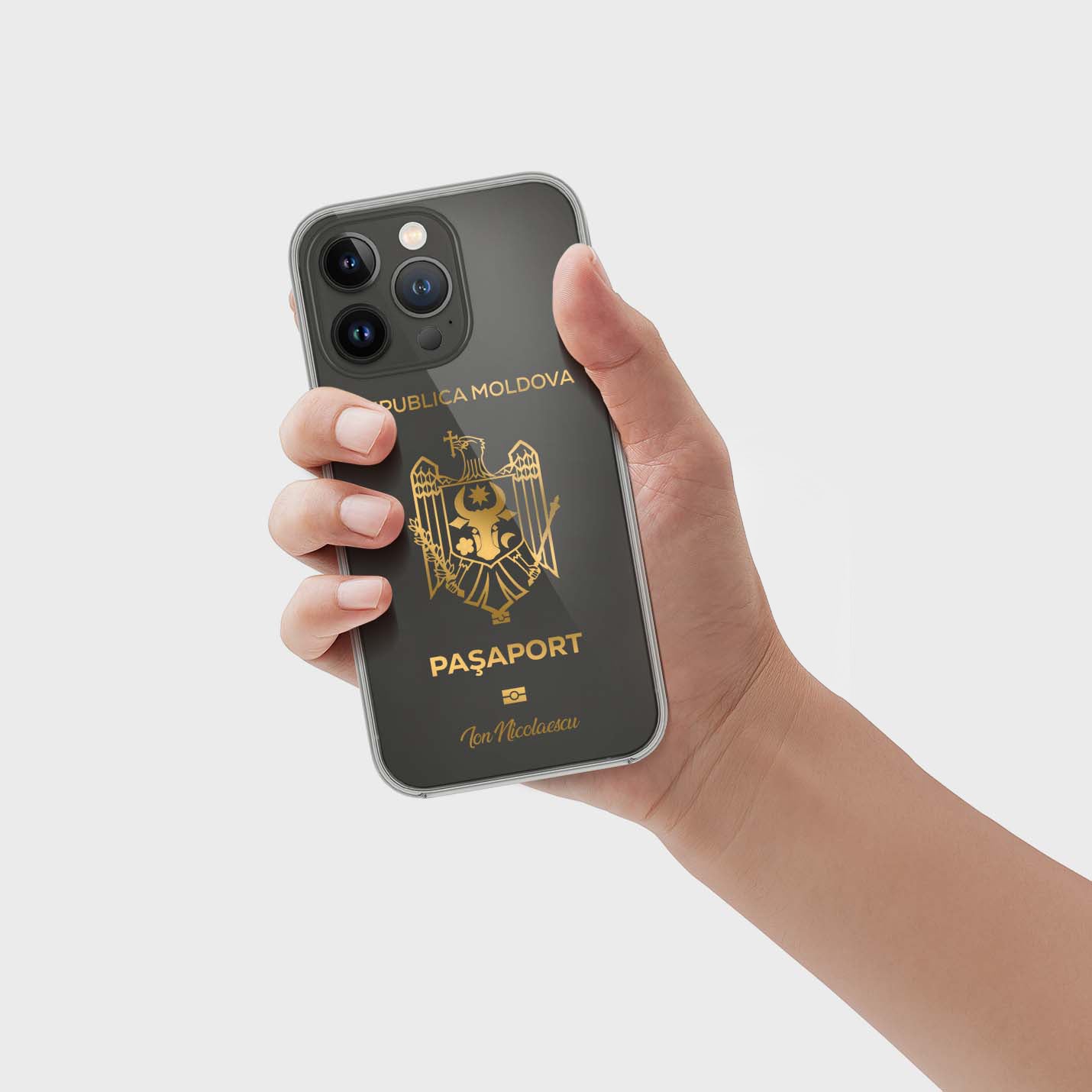 Handyhüllen mit Reisepass - Moldawien - 1instaphone