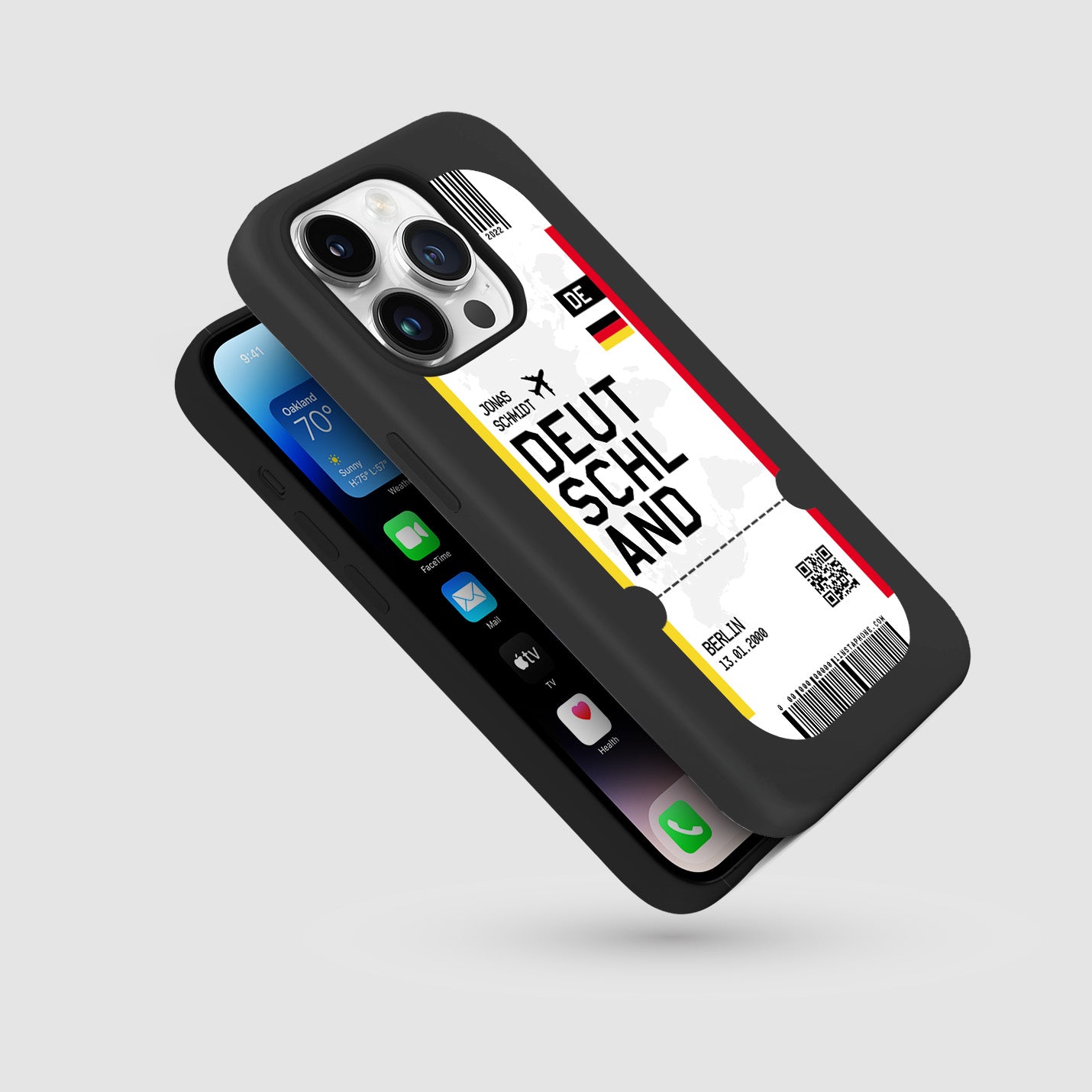 Handyhülle im Ticket Design - Deutschland - 1instaphone