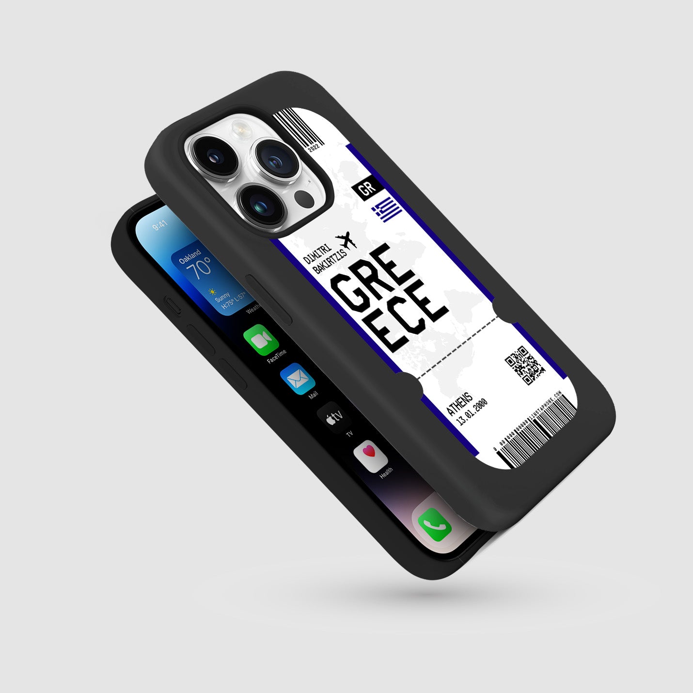 Handyhülle im Ticket Design - Griechenland - 1instaphone