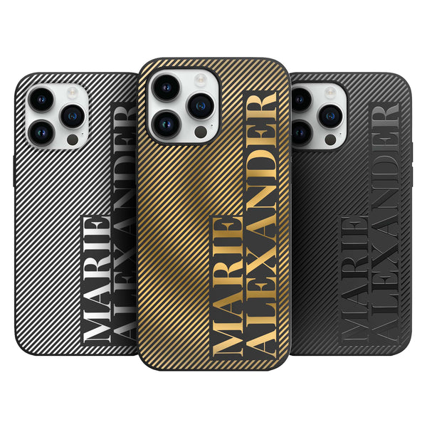 Coque de téléphone personnalisée 3D Couple Lines