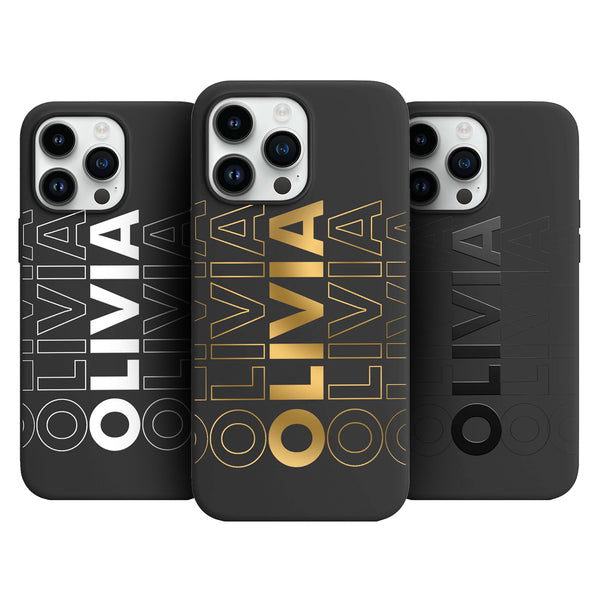 Personalized phone case with name 3D