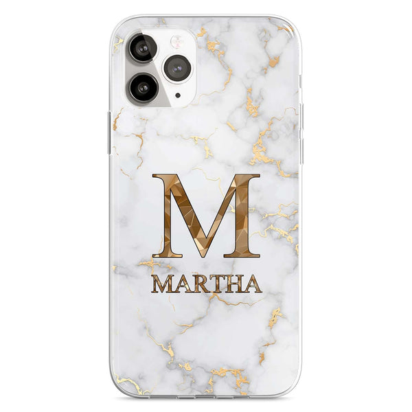 Dream Pattern Personalisierte Handyhülle White Marmor